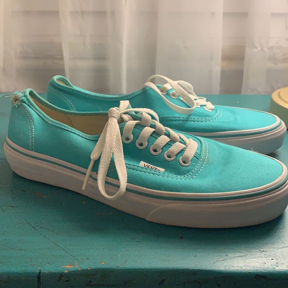 Turquoise Vans! - Picture 5 of 7